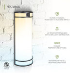 ASD LED Outdoor Sconce Lights, Motion Sensor 3000K 4000K 5000K Black 2 Pack - Image 4