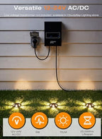 CLOUDY BAY [6 Pack] 6W LED Landscape Well Lights, 12-24V Low Voltage In-Ground Uplights IP65 Waterproof Aluminum Turret Top Anti-Glare,5CCT Selectable 2700K/3000K/3500K/4000K/5000K,Bronze - Image 3