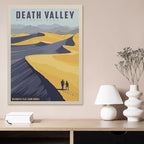 Sand Dunes Vintage Travel Poster，Retro Metal Tin Sign Vintage Sign For Home Coffee Wall Decor(15x30cm）6x12 inch-AJ86 - Image 2