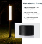 SkyGlow 71" Lamp Post Light, 12V Low Voltage Aluminum LED IP55 Waterproof Outdoor Landscape Bollard Lights Modern Curb Appeal for Garden Lawn Pathway Path Patio Courtyard Driveway Decoration - Image 5