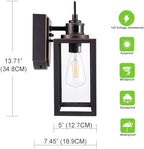 GRUENLICH Outdoor Wall Light Fixture Dusk to Dawn, PIR Motion - Image 4