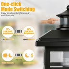 Brilvibera 2-Pack 16" Large Black Outdoor Wall Light - Image 4