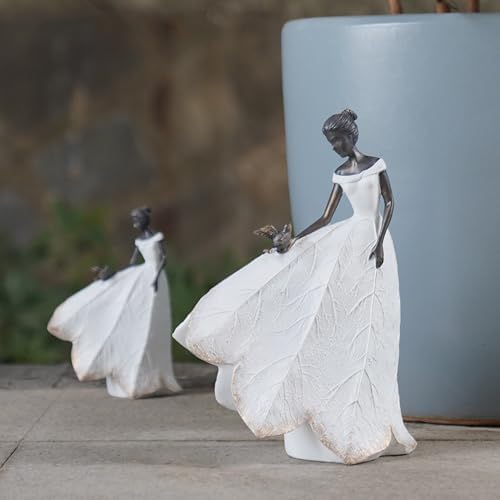 Guichifun Fairy Statue, White, 8.5 x 5.25 x 12 Inch - Image 5