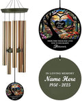 Personalized Memorial Gifts Wind Chimes Forever in Heart by ExtrabilyOfficial