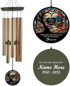 Personalized Memorial Gifts Wind Chimes Forever in Heart by ExtrabilyOfficial