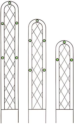 Arcadia Garden Products TR01 4' x 10" Arched Garden Trellis, Black - Image 3
