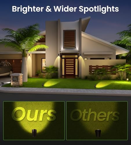 MEIKEE 7W Low Voltage LED Landscape Lights 800LM Outdoor Landscape Lighting - Image 5