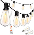 25FT LED Outdoor String Lights, ST38 Patio Lights Waterproof with 25 Shatterproof Edison Bulbs, Connectable Outside Hanging Light for Porch, Garden, Backyard, Deck, Balcony, Decor, 2700K Warm White by Doratale