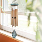 Sympathy Wind Chimes, Personalized Memorial Wind Chimes for Loss of Loved Ones, in Loving Memory of Dad/Mom, Dandelion Memorial Gifts for Funeral 36inch - Image 6