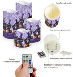 Witch Kitten Battery Operated Candles Set of 4 - Image 3