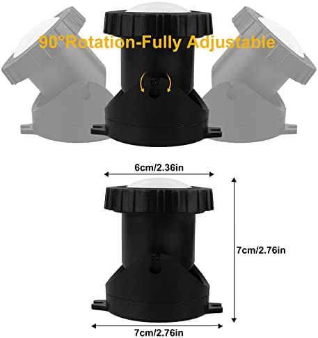 RGB Pond Lights LED Underwater with Timer, IP68 Waterproof Set of 5 - Image 6