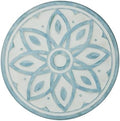 2 Pack Geometric Stepping Stones, 10” Round Cement Garden Path Stones, Mandala Mosaic Tile Design for Outdoor Patio Decor, Non-Slip & Weather-Resistant Fall Garden(Blue) by Unknown