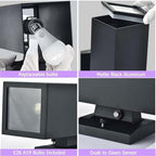 Dawn to Dusk Outdoor Light Fixtures Wall Mount 2 Pack, LED Modern Up Down Lighting Outdoor Wall Sconce Lights 2700k, 13" Black Outside exterior lights for House Porch Garage,IP65,UL Listed (Black) - Image 6