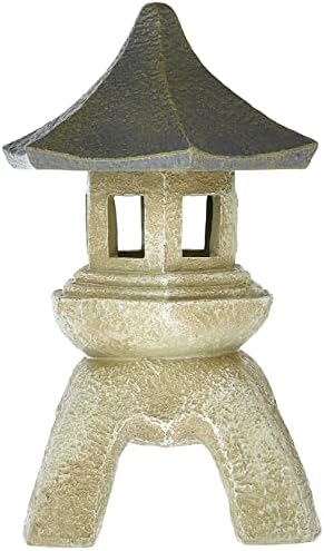 Design toscano ng29869 asian decor pagoda lantern statue, medium, two tone stone finish - Image 2