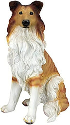 Design Toscano QL6925 Long-Haired Collie Dog Statue,full color - Image 2