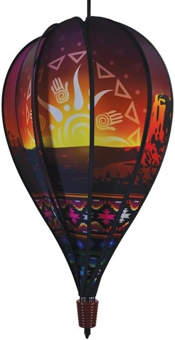 In the Breeze 0996 Hot Air Balloon Spinner, 10-Panel, Southwest Theme by InTheBreezeHomePage
