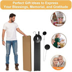 Large Memorial Wind Chimes, 67'' Deep Tone 6 Heavy Tubes Soothing Tones Windchimes for Outside Garden Patio Hanging Decor, Sympathy Gifts, Memorial Wind Chime Best Gift for Mom Women Grandma Neighbors - Image 7