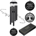 Sympathy Wind Chimes for Loss of Loved One, 39" Memorial Windchimes Outdoor by Mooncraftlogy