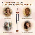 Memorial Wind Chimes for Loss of Loved One, Sympathy Memorial Gifts - Image 5