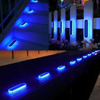 Blue Solar Lights Outdoor Waterproof Boat Dock Deck Step Solar Powered - Image 6