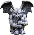 Gargoyle Gothic Statue, Polyresin Yard Flower Decor Sculpture, Indoor Outdoor Office Lawn Desktop Decorations (Hug Knees) by Duiaynke