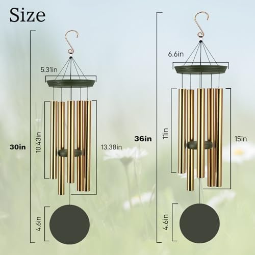 Personalized Memorial Tree of Life Wind Chimes for Loss of Mom Dad - Image 3