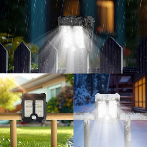 Tryme Small Solar Lights for Chain Link Fence, 4 Pack - Image 4