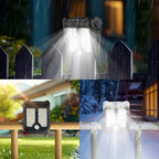 Tryme Small Solar Lights for Chain Link Fence, 4 Pack - Image 4