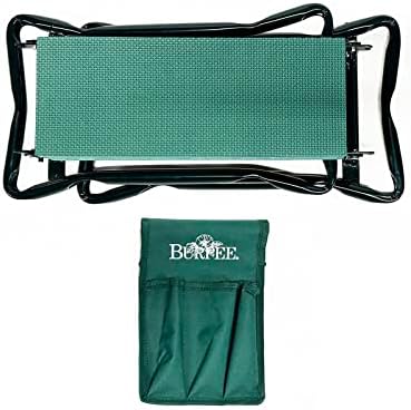 Burpee Multi-Function Garden Kneeler Seat with Padded Cushion and Detachable Tool Bag, Versatile Garden Stool with Foldable Frame, Ideal for Outdoor Gardening Enthusiasts (Green) - Image 3
