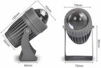 10W Long Range LED Floodlights - Rotation Spot Lights, Outdoor Wall Washer Lights, IP66 Waterproof Narrow Beam Spotlight, Architectural Landscape Lighting(White,24V) - Image 2