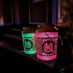 Solar Hanging Lanterns Outdoor Waterproof, 2 Pack Metal Decorative Lights - Image 4