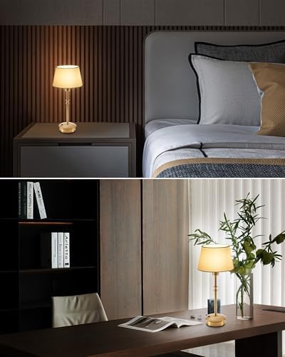 UMEXUS Cordless Rechargeable Table Lamp, Small Battery Operated Table Light - Image 3