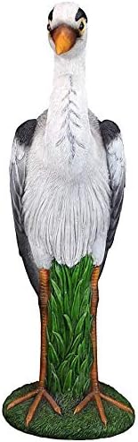 Design Toscano Gray Heron Coastal Bird Statue - Image 3