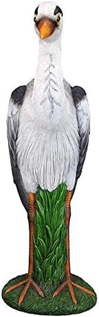 Design Toscano Gray Heron Coastal Bird Statue: Set of Two - Image 3