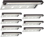 8-Pack UL Listed LED Hardscape Lighting, 12 Inch Retaining Wall Lights, 9W 3000K Landscape Lighting, Die-cast Aluminum Housing Paver Wall Lights, Low Voltage 12V AC/DC by PAAYIBRIL
