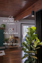 Aspect Soltech Gen 2 – World’s First Decor Grow Light | Black High-Output LED Pendant Grow Light for Indoor Plants | Warm White, Natural Light | Dimmable - Image 2