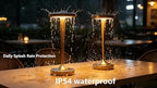 YHT Cordless Table Lamps Rechargeable for Restaurant (2 Black) - Image 5