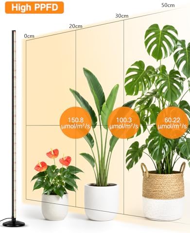 OUTON Standing Grow Lights for Indoor Plants, 48W Full Spectrum Plant Light - Image 6