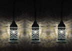 Lal Haveli Moroccan Tea Light Candle Holder for Wedding Birthday Party Home Garden Decoration Set of 3 - Image 2
