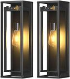 20in Large Outdoor Wall Light Dusk to Dawn Sconce Exterior Lighting Fixture by SIAFAVOI