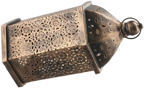 Vintage Wrought Iron LED Lantern - Image 4