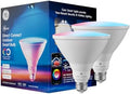 Cync GE PAR38 Color Changing Smart Outdoor Flood Light Bulbs, 2-Pack by CYNCSmartHome