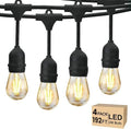 Svater 192 FT Outdoor String Lights 2W S14 LED Commercial Grade Waterproof by Svater