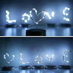 Solar Mason Jar Lights, 12 Pack 30 LED Waterproof Lid Light with Hangers (No Jar), Fairy Firefly Outdoor String Lights for Regular Mason Jar, Patio, Yard, Garden, Wedding Decoration (Cold White) - Image 4