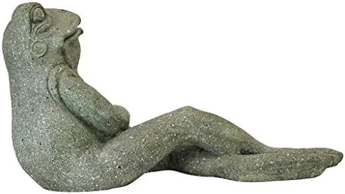 Design Toscano FU84648 The Most Interesting Toad in The World Frog Garden Outdoor Statue, One Size, Gray - Image 3