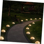 Alasum 4pcs Solar-Powered Lawn Lamp LED Ground Light for Garden Paths - Image 4