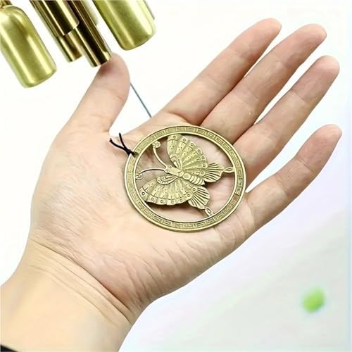 Decorative Pendant Large Copper Bell Wind Chimes Rust-Resistant Aluminum Alloy Tubes for Garden for Home - Image 5