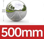 Stainless Steel Hollow Sphere Mirror Polished Decorative Metal Ball for Stair Railing Gate Fence Garden and DIY Projects,500mm - Image 2
