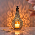Candlestick Candle Barrels Moroccan Style Retro Lanterns Projection Lights Hollowed-Out Decorations Home Ramadan Hanging Outdoor Indoor Courtyard Porch Festival Weddings by Unknown