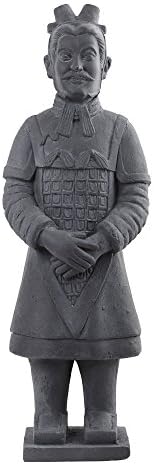 Nearly Natural 40 in Warrior Statue Detailed Oriental Garden House Decor by NearlyNatural